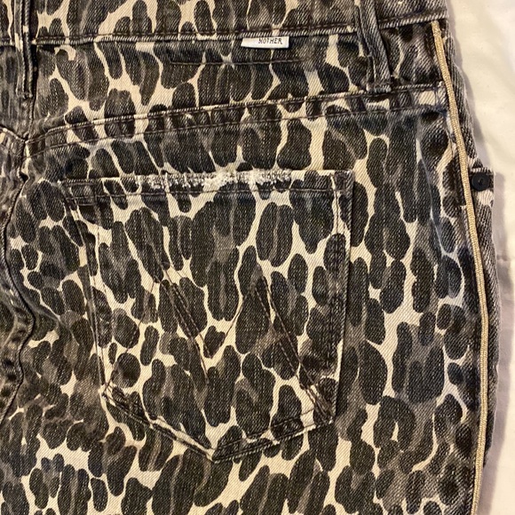 Mother Denim Cheetah Print Mini Skirt - Picture 3 of 4